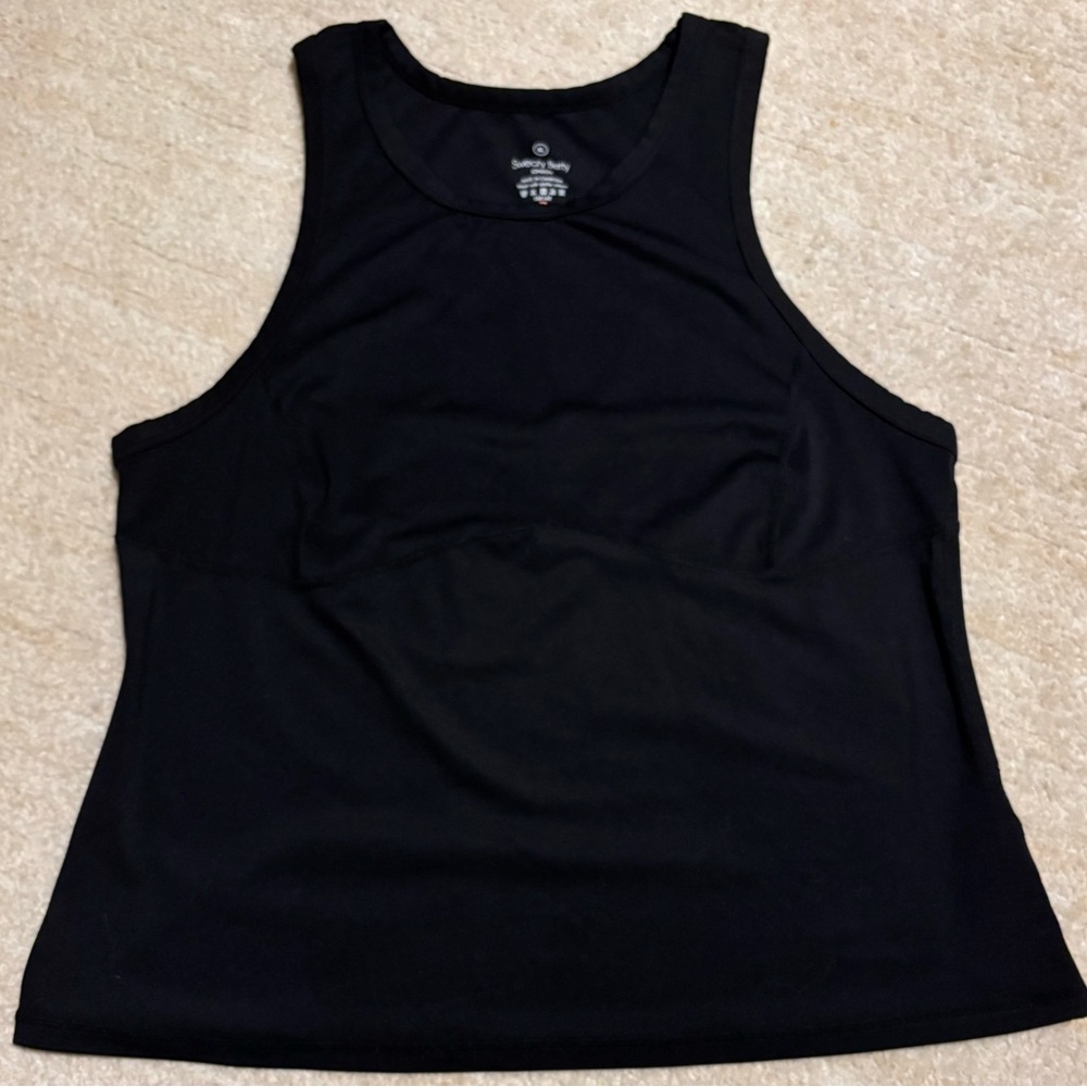 Sweaty Betty All Day Racer Back Tank Top in Black US Womens size 14 (UK XL)